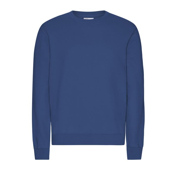 Classic Organic Unisex Crewneck Sweatshirt, Marine Blue