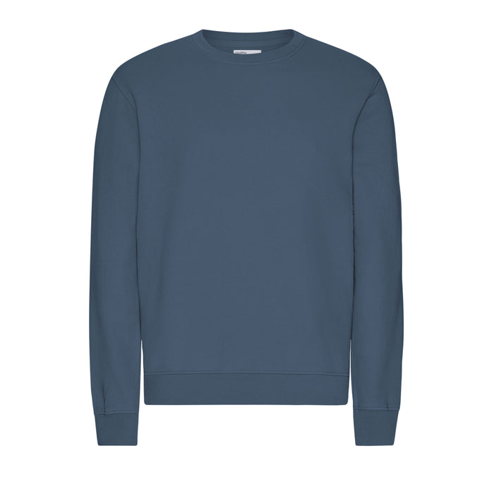 Classic Organic Unisex Crewneck Sweatshirt, Petrol Blue