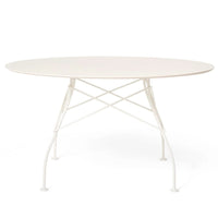 Glossy Stoneware Dining Table