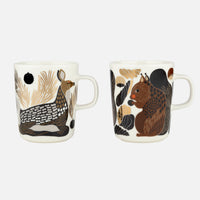 Oiva, Kurre & Peura 25cl Mug Set of 2