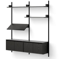 New Works Shelving With Cabinets