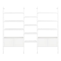 Adam Wood Shelving With Cupboard