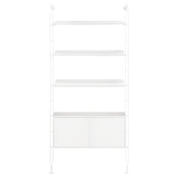 Adam Wood Shelving With Cupboard