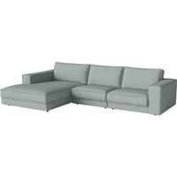 Noora Right Side Corner Sofa, Small Chaise