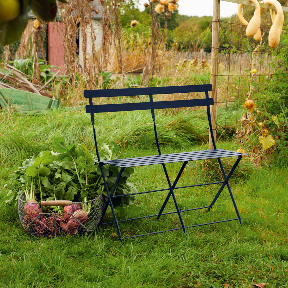 Bistro 2-Seater Folding Bench