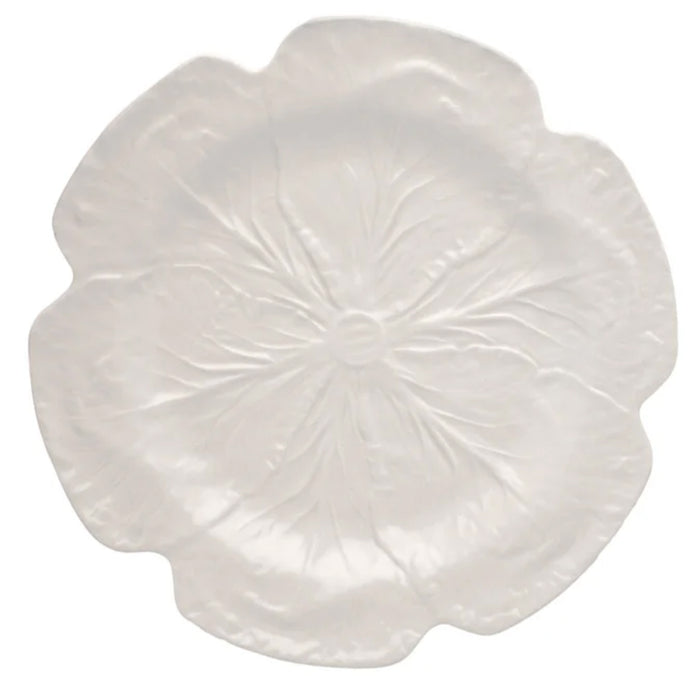 Cabbage Charger Plate, Cream 30.5cm