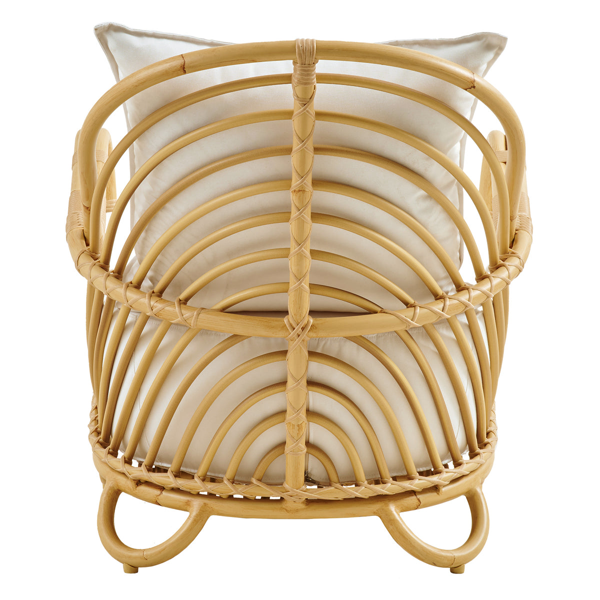 Charlottenborg Outdoor Lounge Chair, Alu Rattan