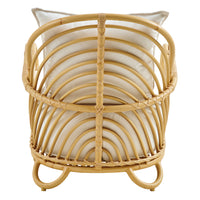Charlottenborg Outdoor Lounge Chair, Alu Rattan