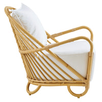 Charlottenborg Outdoor Lounge Chair, Alu Rattan