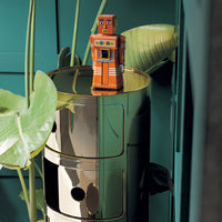 Componibili 3 Tier - Metallic Finish - Kartell