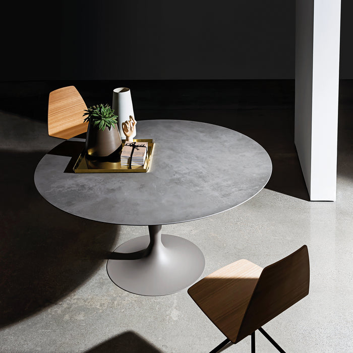 Flute Round Dining Table