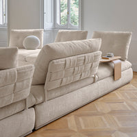 Land Modular Sofa, Quilted Back