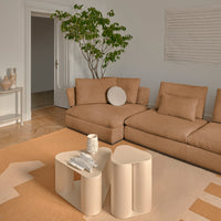 Land Modular Sofa, Quilted Back