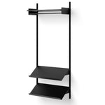 Black stained ash / black