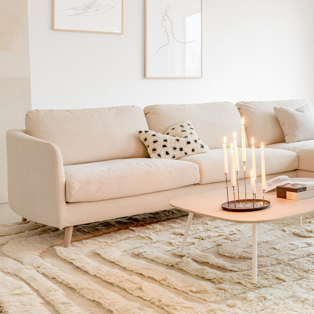 Petra 2-Seater Corner Sofa, Grade 4