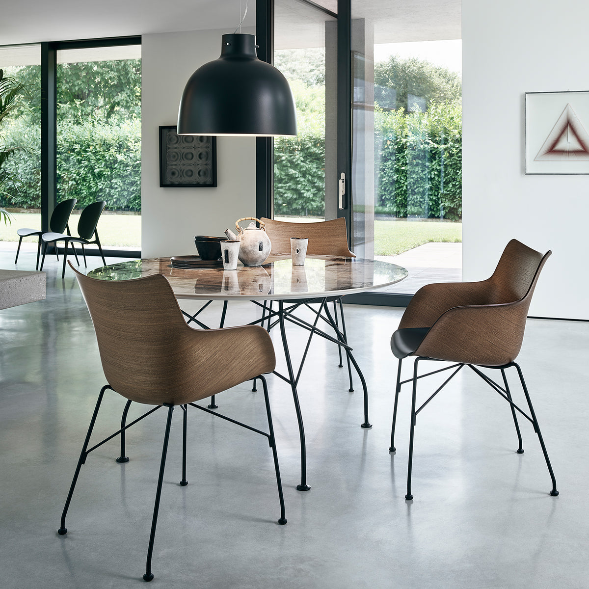 Q Wood Armchair - Kartell