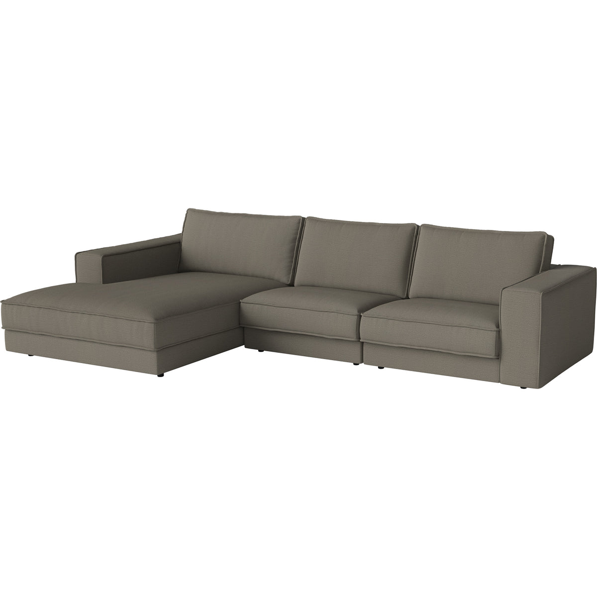 Noora Right Side Corner Sofa, Small Chaise