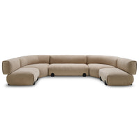 Simposio Sectional Sofa, Creta Fabric