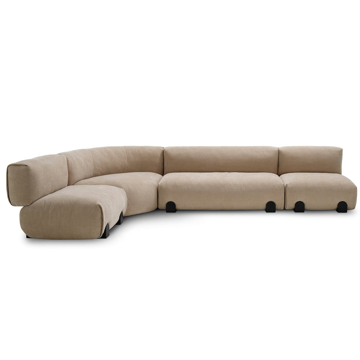 Simposio Sectional Sofa, Creta Fabric