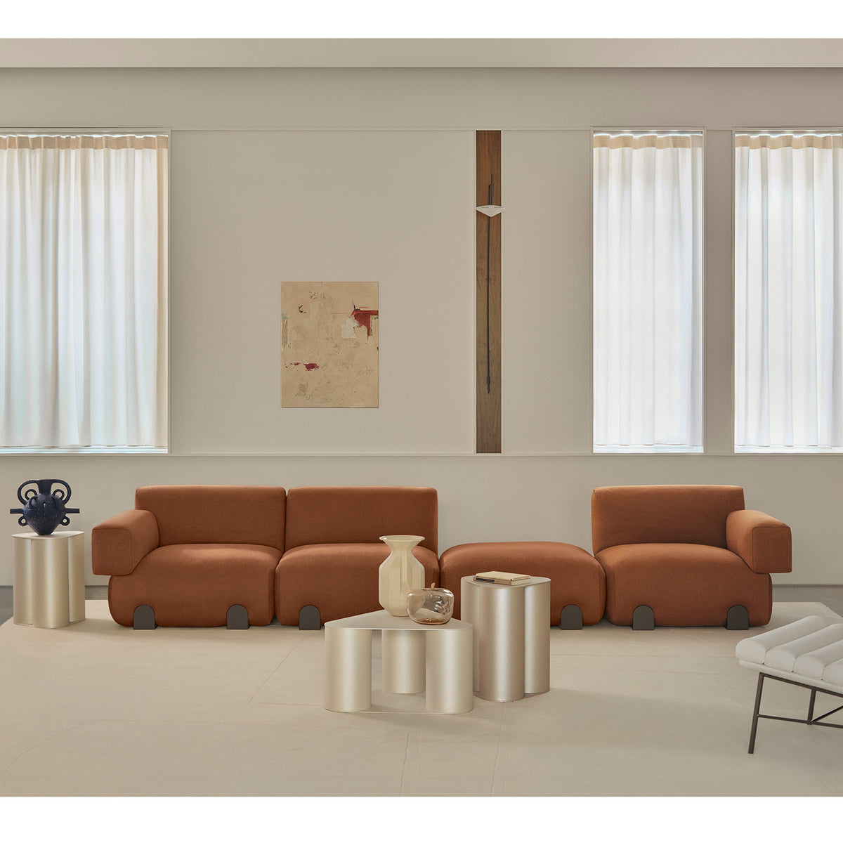 Simposio Sectional Sofa, Creta Fabric