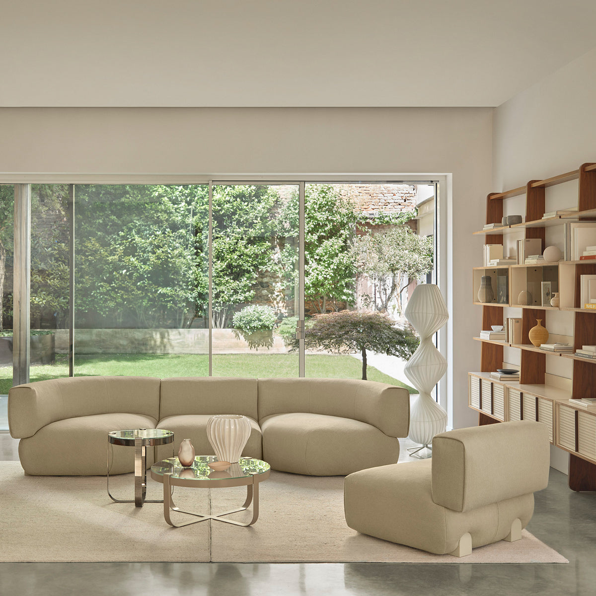 Simposio Sectional Sofa, Creta Fabric
