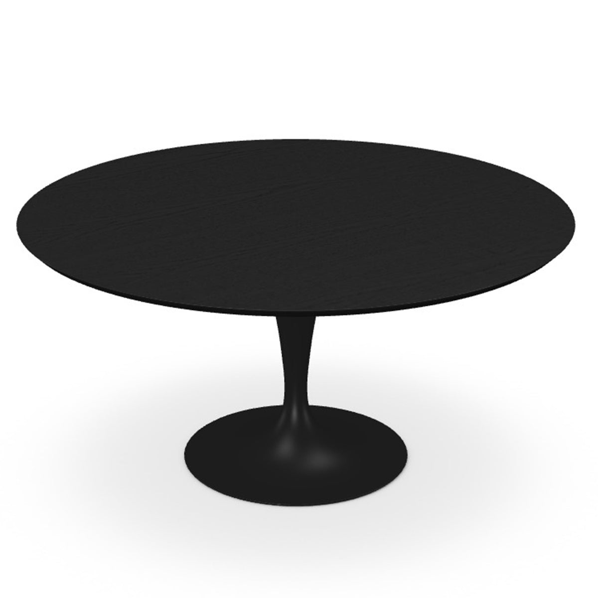 Flute Round Dining Table, Wood