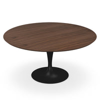 Flute Round Dining Table, Wood