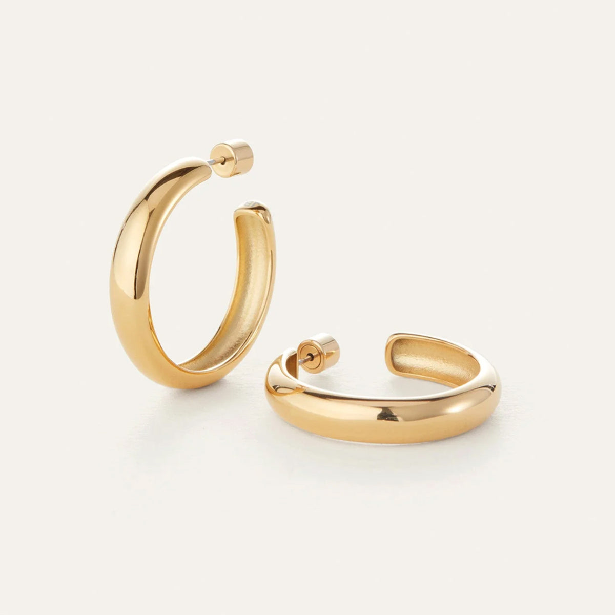 Staple Gold Hoops