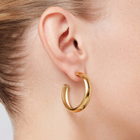 Staple Gold Hoops