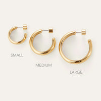 Staple Gold Hoops