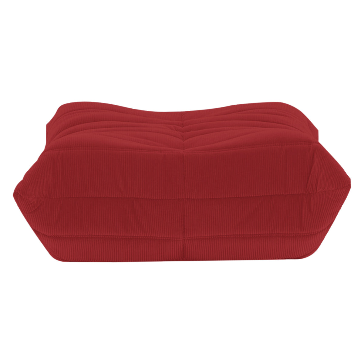 Togo Footstool, Phlox Fabric