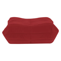 Togo Footstool, Phlox Fabric