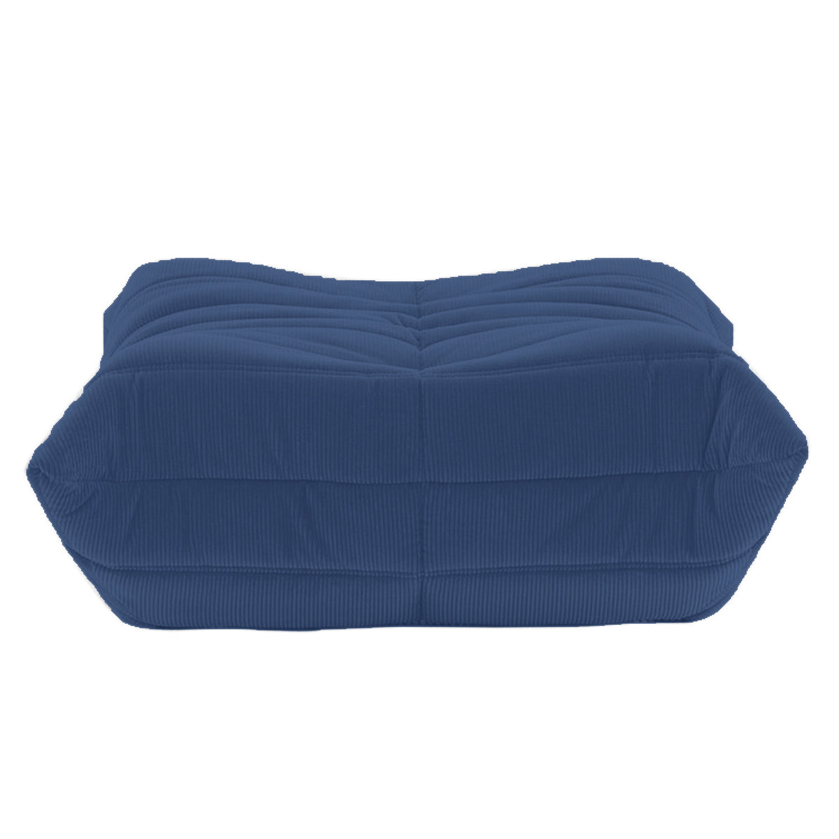 Togo Footstool, Phlox Fabric