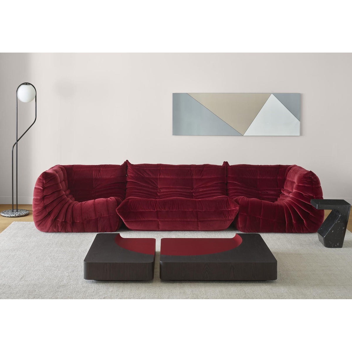 Togo Small Sofa, Phlox Fabric - Ligne Roset