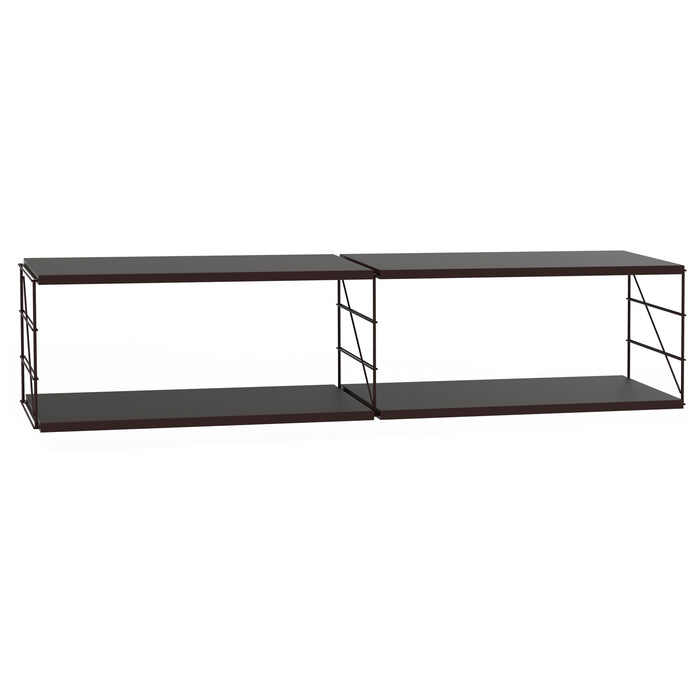 Tria Wall-Mounted Shelf, Black