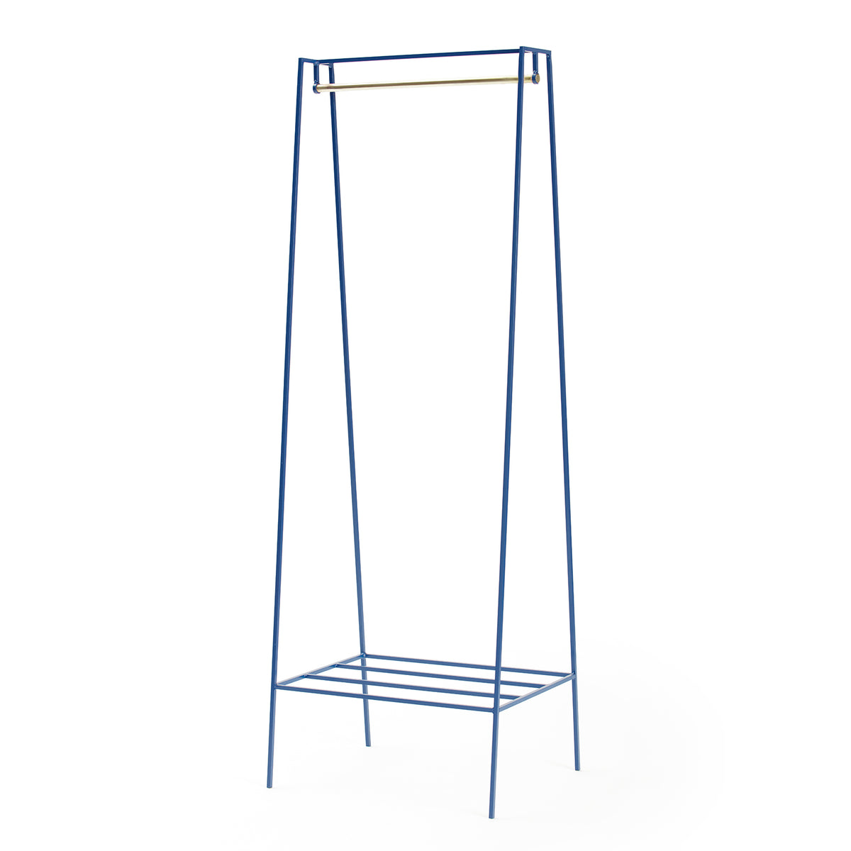 A' Clothes Rail - Brass Pole - AndNew