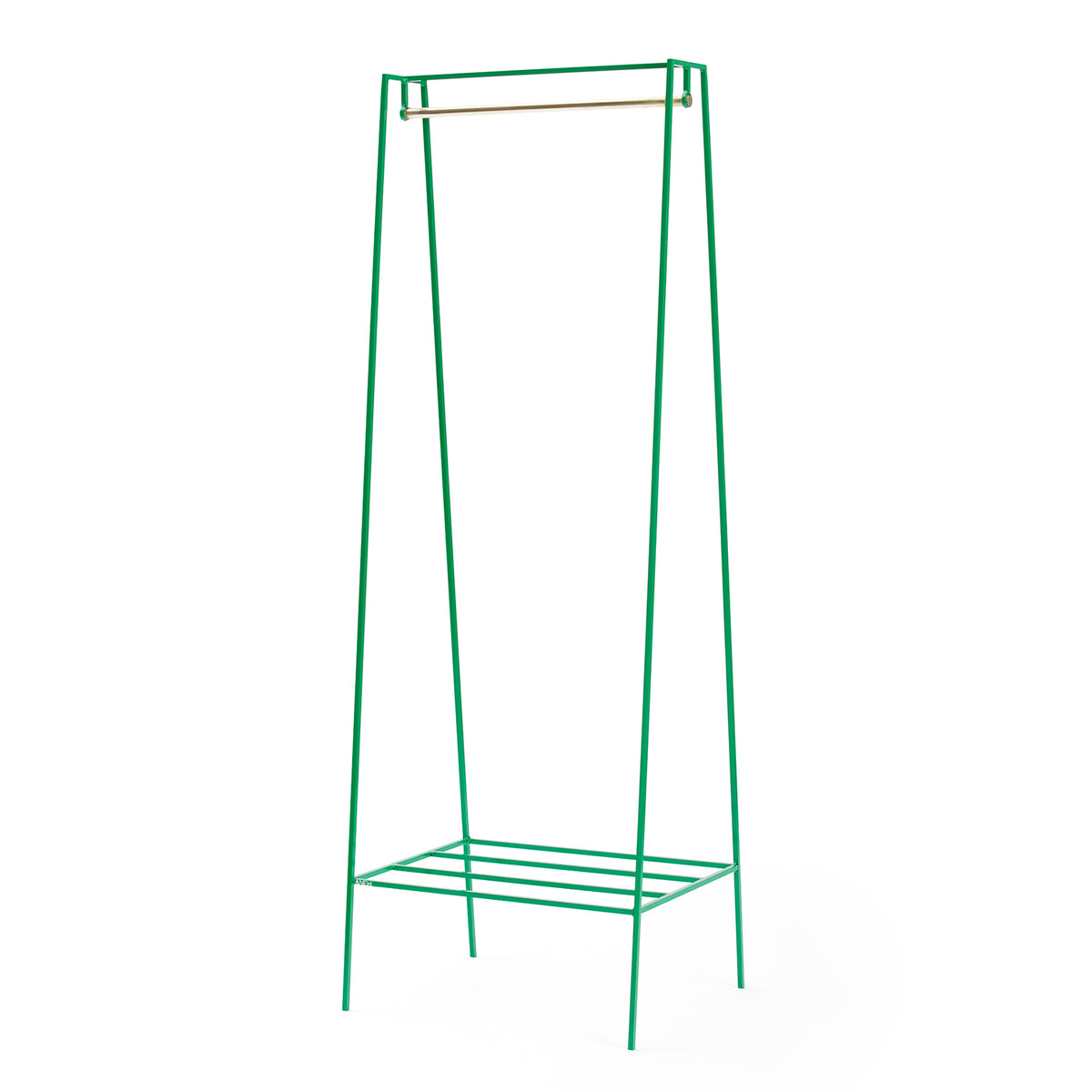 A' Clothes Rail - Brass Pole - AndNew