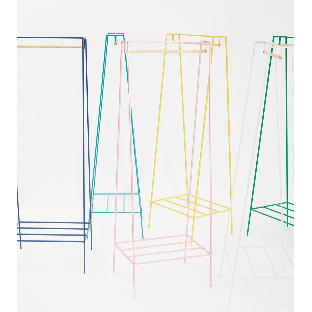 A' Clothes Rail - Pine Pole - AndNew