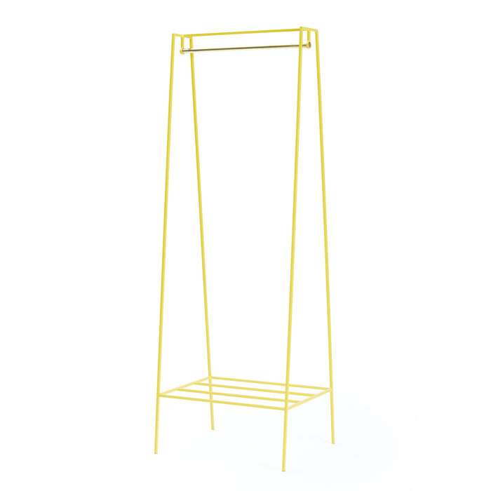 A' Clothes Rail - Brass Pole - AndNew