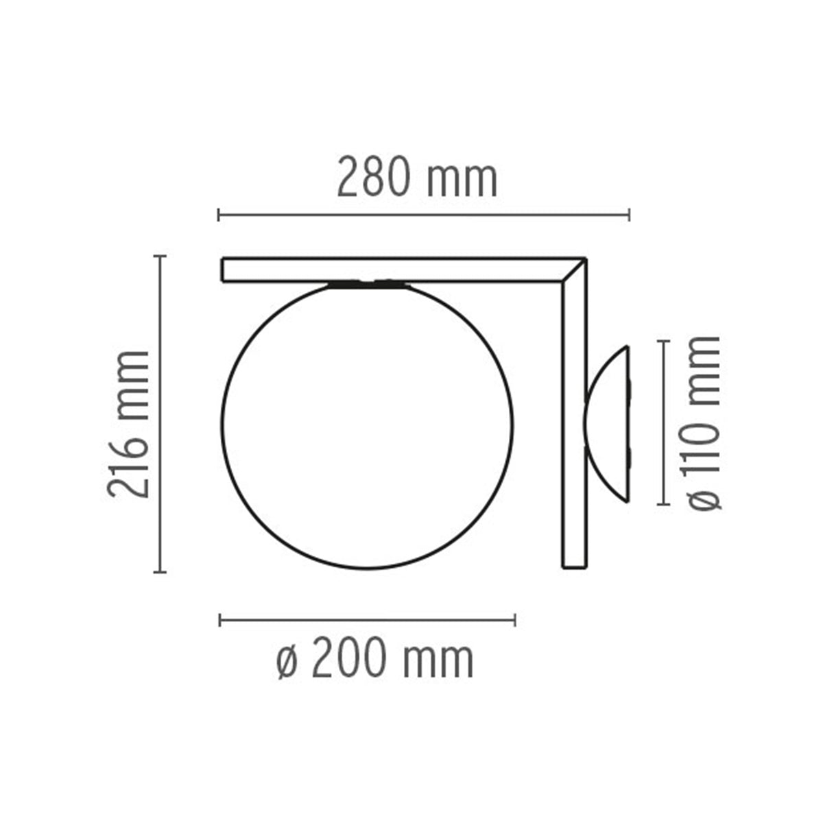IC Ceiling & Wall Light, Outdoor - Flos