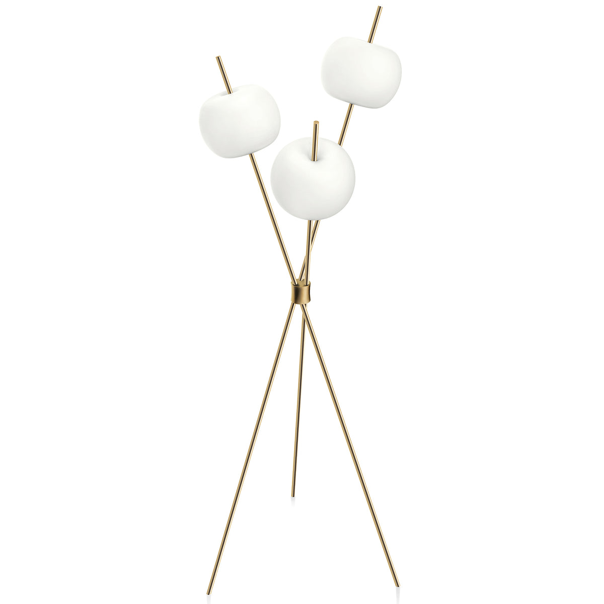 Kushi Floor Light, Brass - KDLN