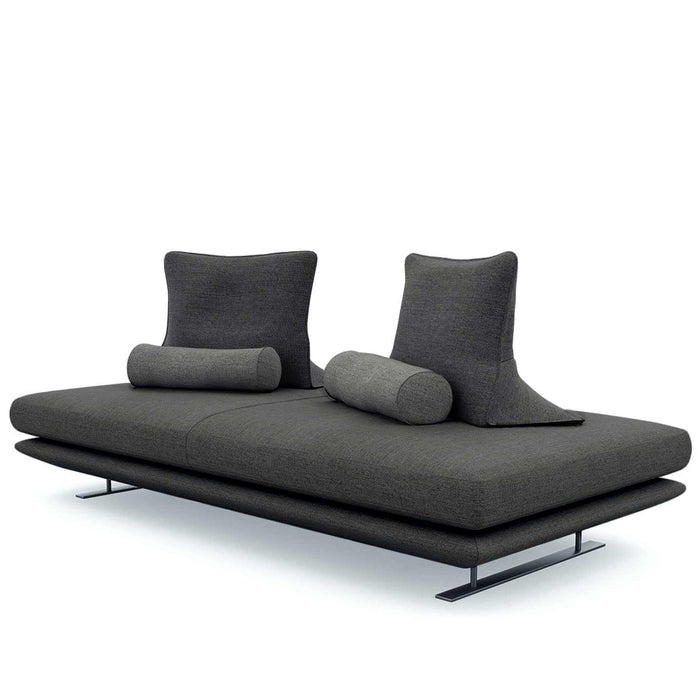 Prado Medium Settee, Steelcut Trio 3 Dark Grey - Ligne Roset