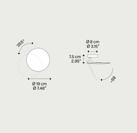 Puzzle Round Ceiling & Wall Light - Lodes