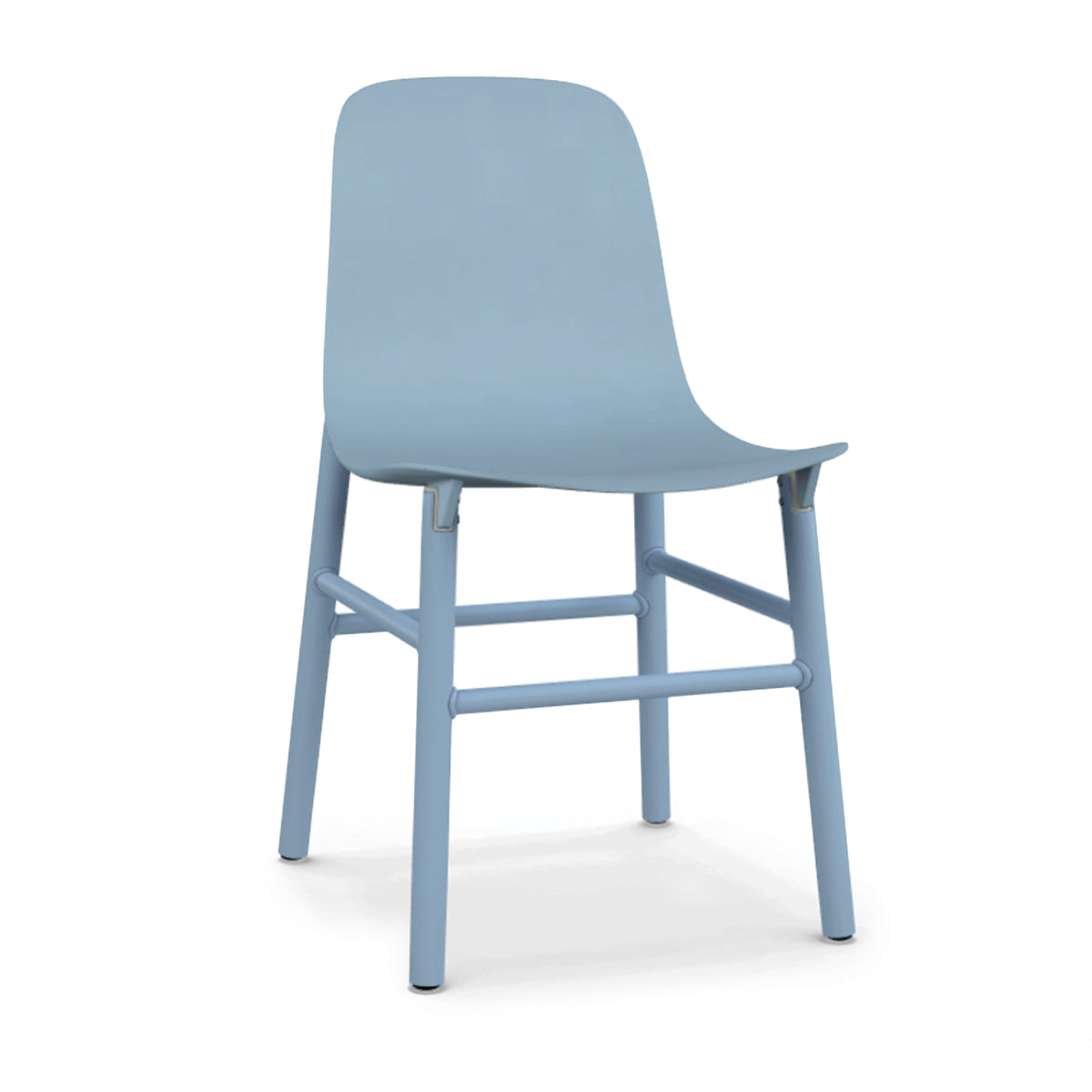 Sharky Chair, Aluminium Legs - Kristalia
