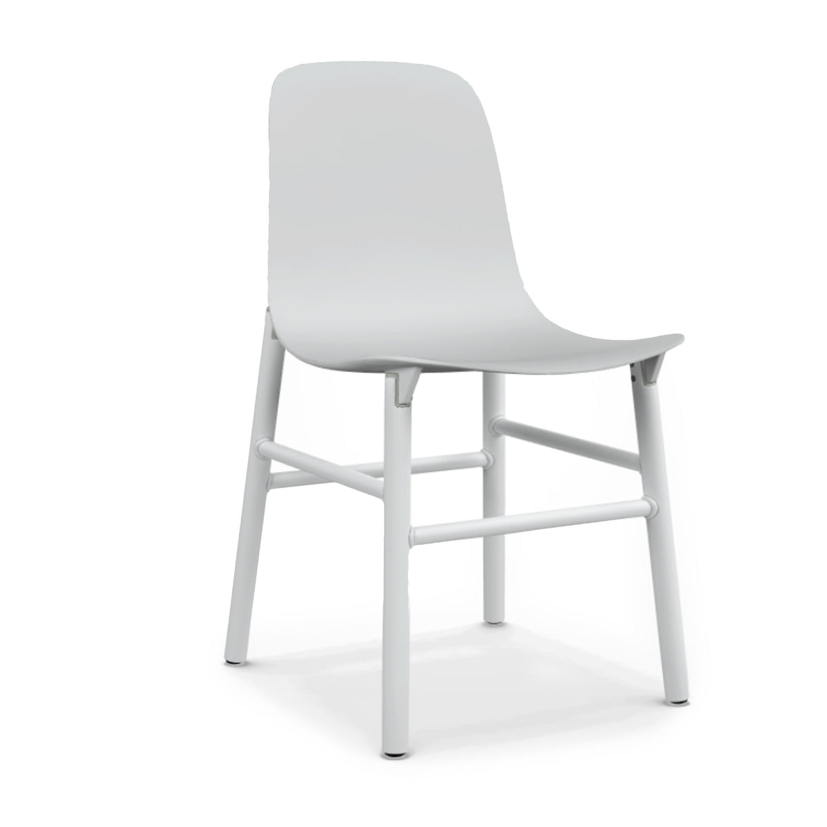Sharky Chair, Aluminium Legs - Kristalia