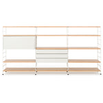 White Frame | Oak Shelves