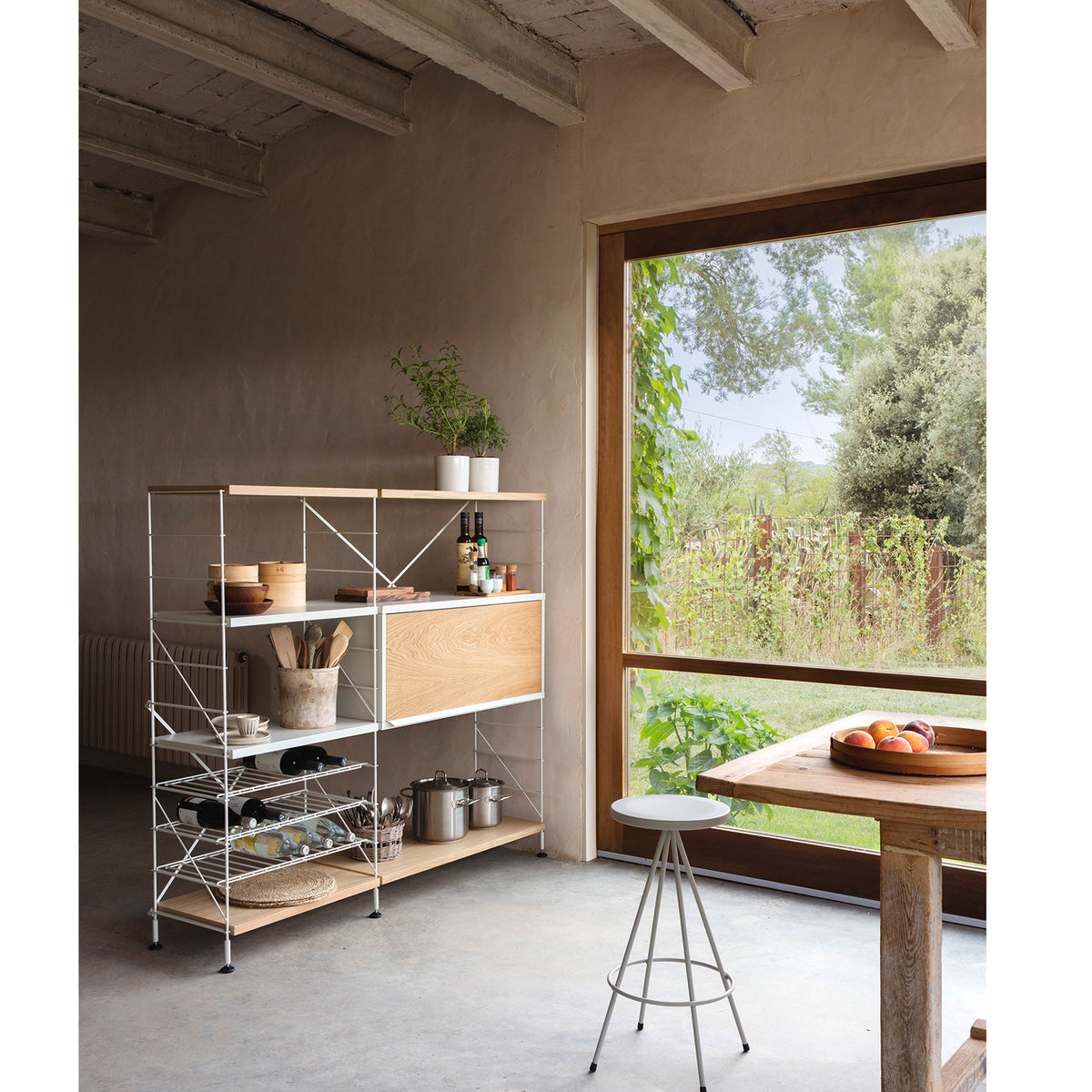 Tria Modular Shelving Unit 2, White