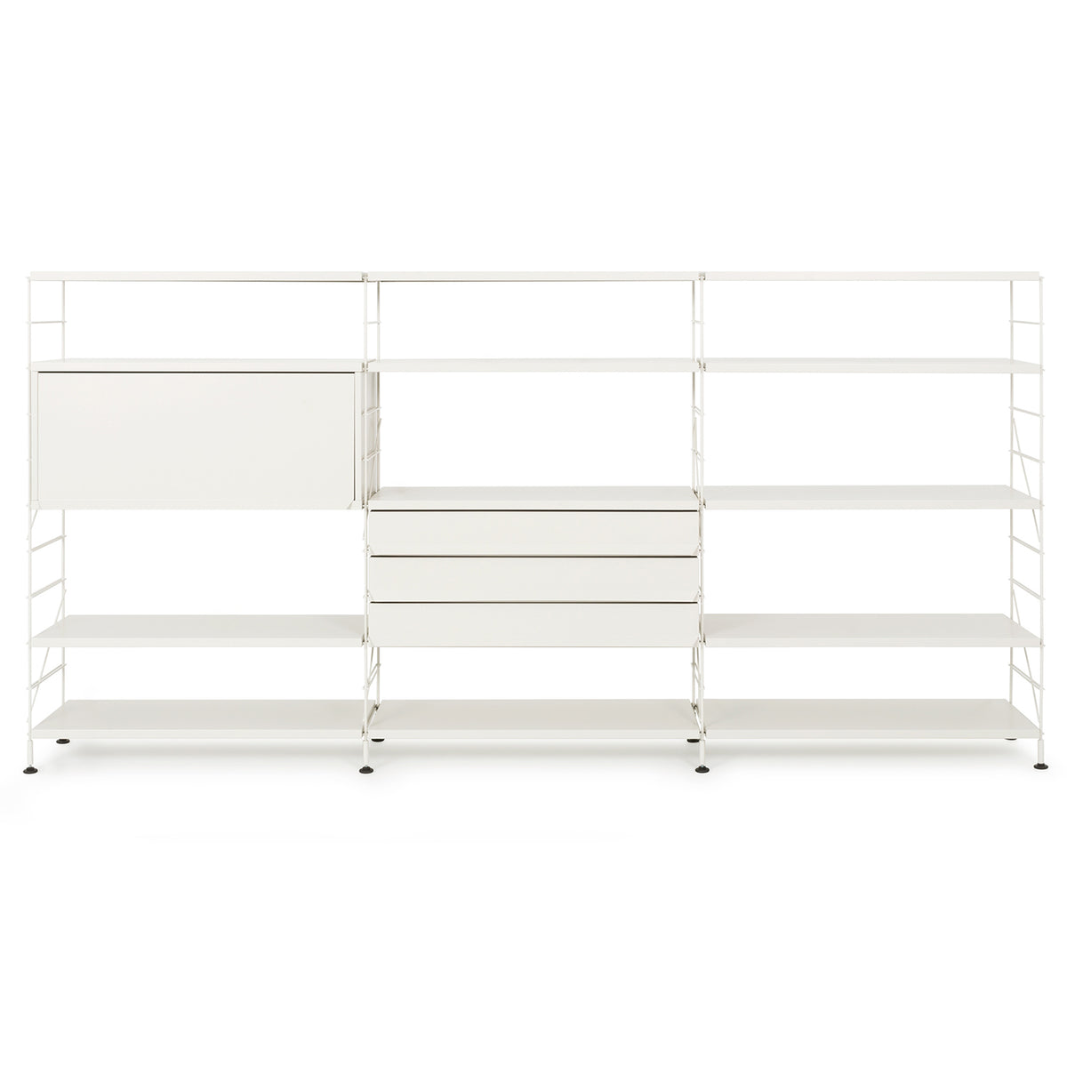 Tria Modular Shelving Unit 2, White