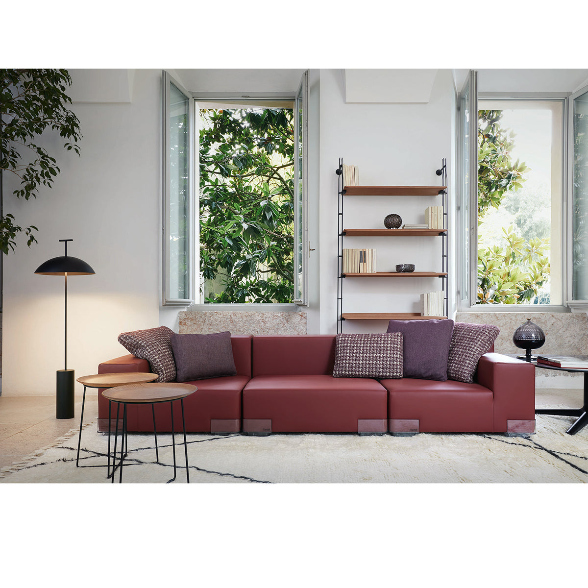 Adam Wood Shelving Unit - Kartell