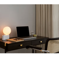 Alumina Table Lamp & Sphere Bulb - Tala